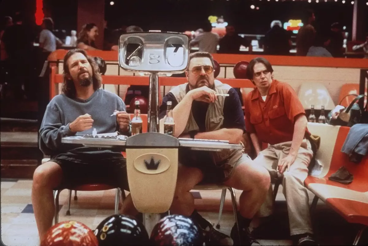 Image: From left: Jeff Bridges, John Goodman, and Steve Buscemi in The Big Lebowski.