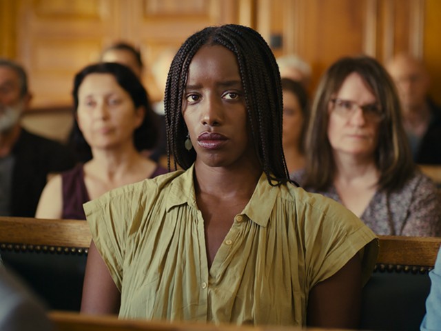 Kayije Kagame stars as Rama, a writer interested in the trial of Laurence Coly, a fictionalized version of the real-life 2013 case of Fabienne Kabou.