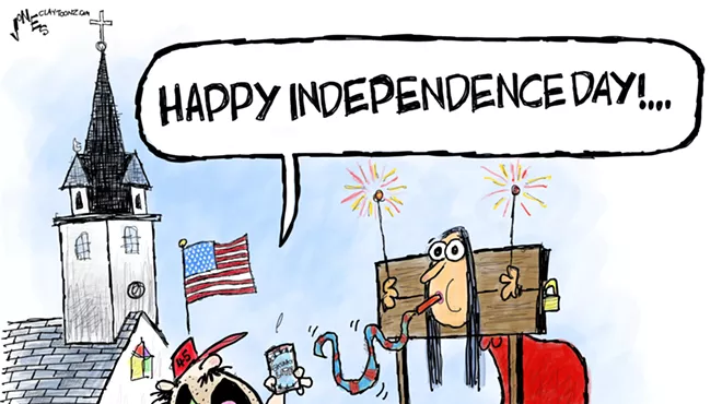 Image: Independence Day Lady