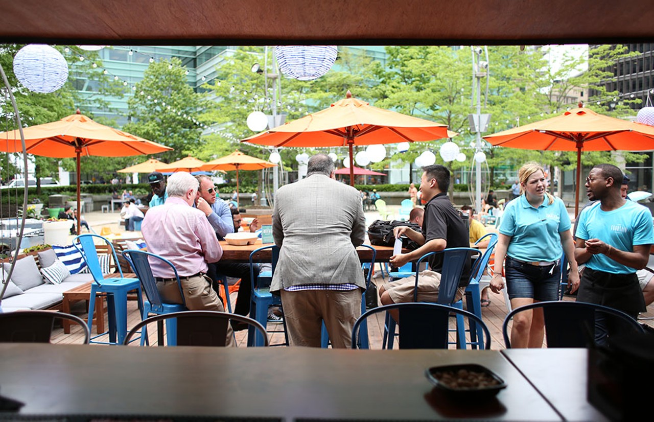 Inside Detroit's shipping container restaurant The Fountain