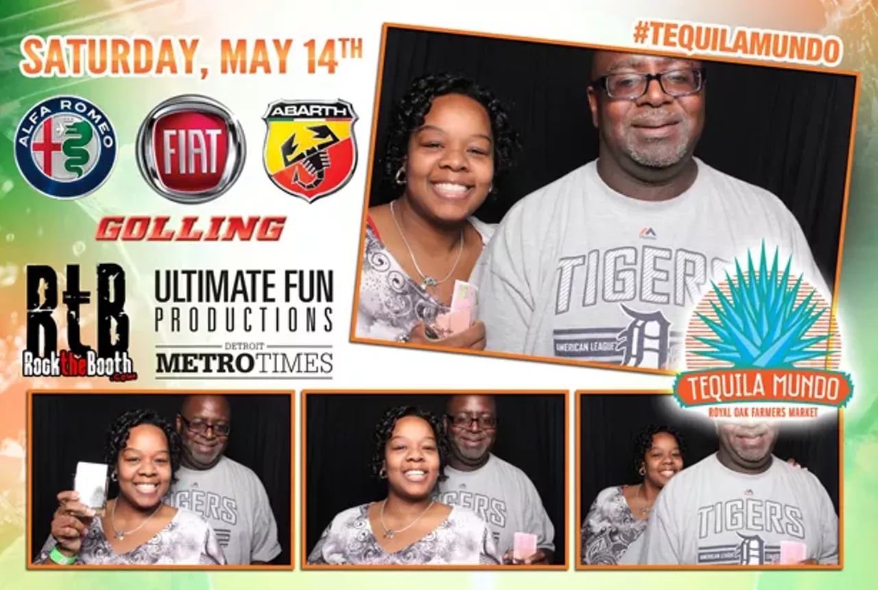 Image: Inside the photo booth at Tequila Mundo