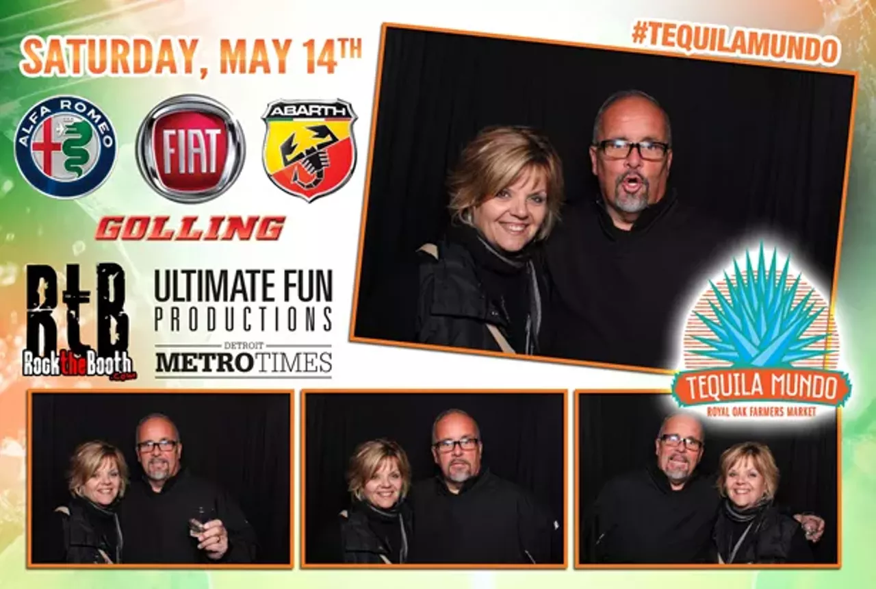 Image: Inside the photo booth at Tequila Mundo