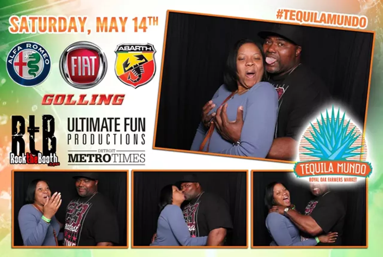 Image: Inside the photo booth at Tequila Mundo