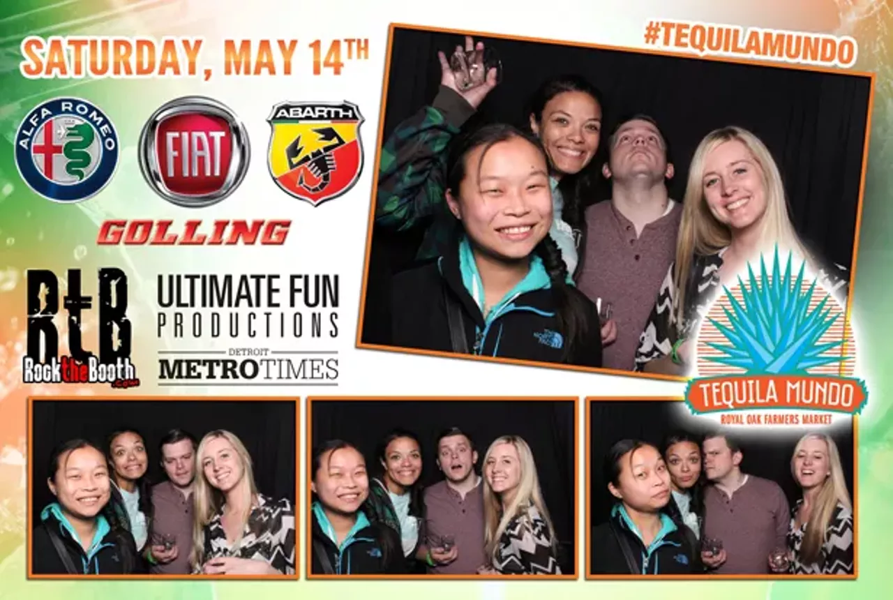 Image: Inside the photo booth at Tequila Mundo