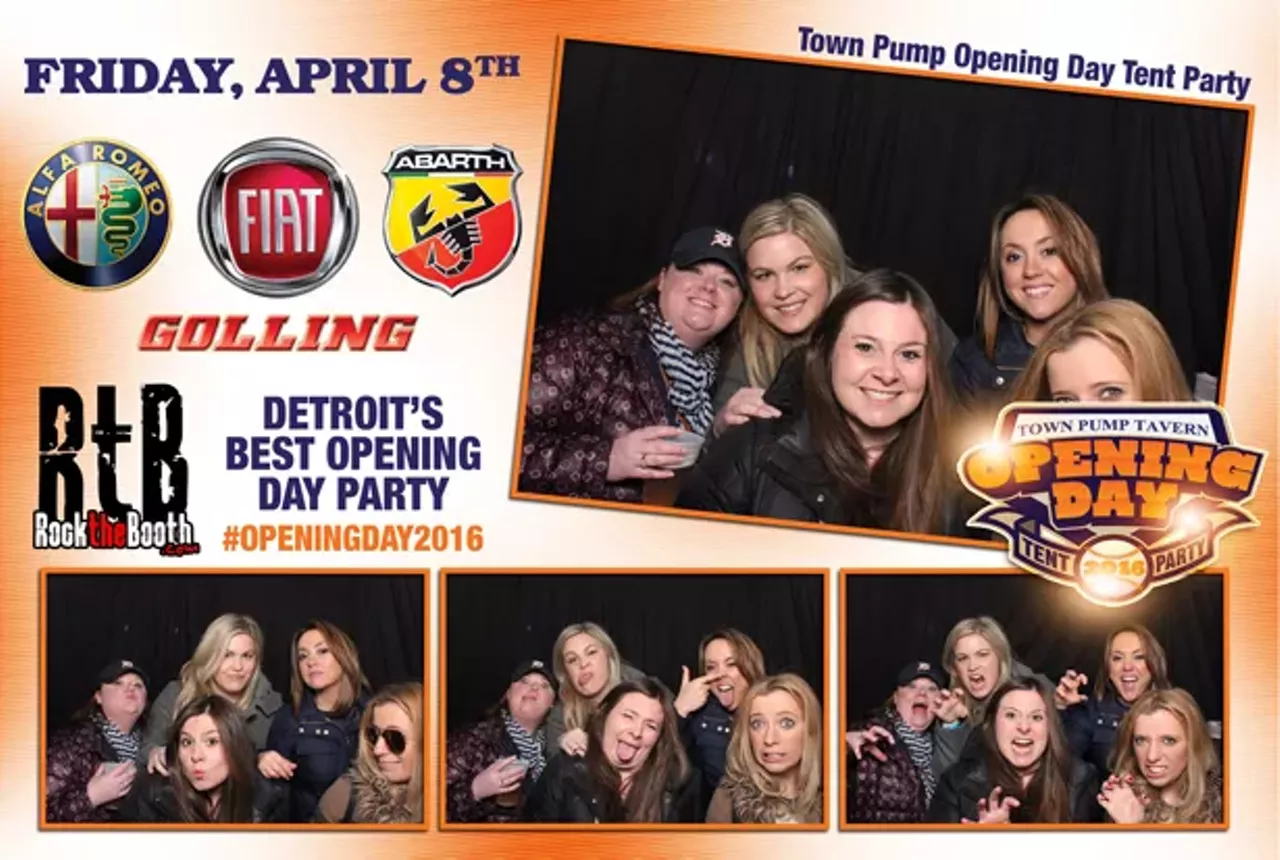 Image: Inside the photo booth at Town Pump's Opening Day party [PHOTOS]