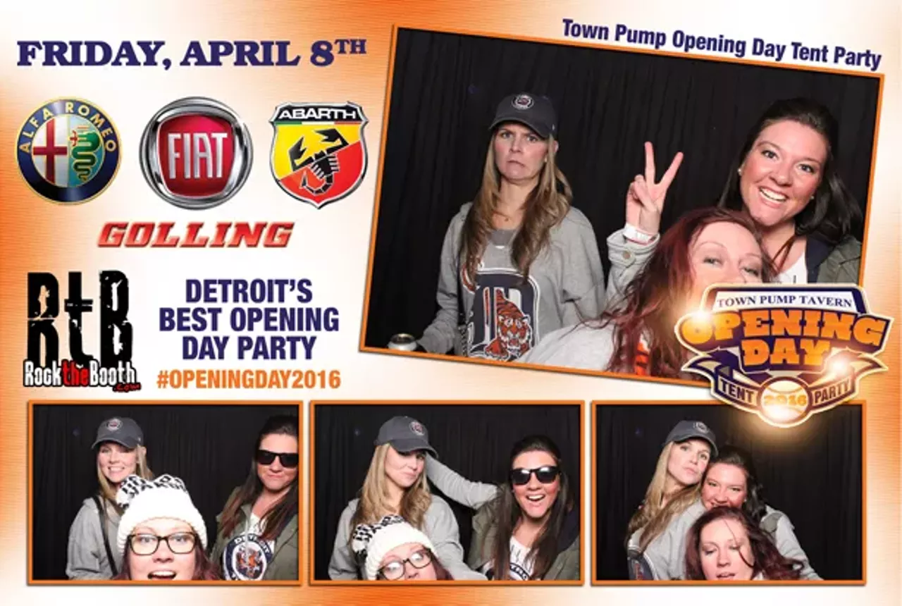 Image: Inside the photo booth at Town Pump's Opening Day party [PHOTOS]