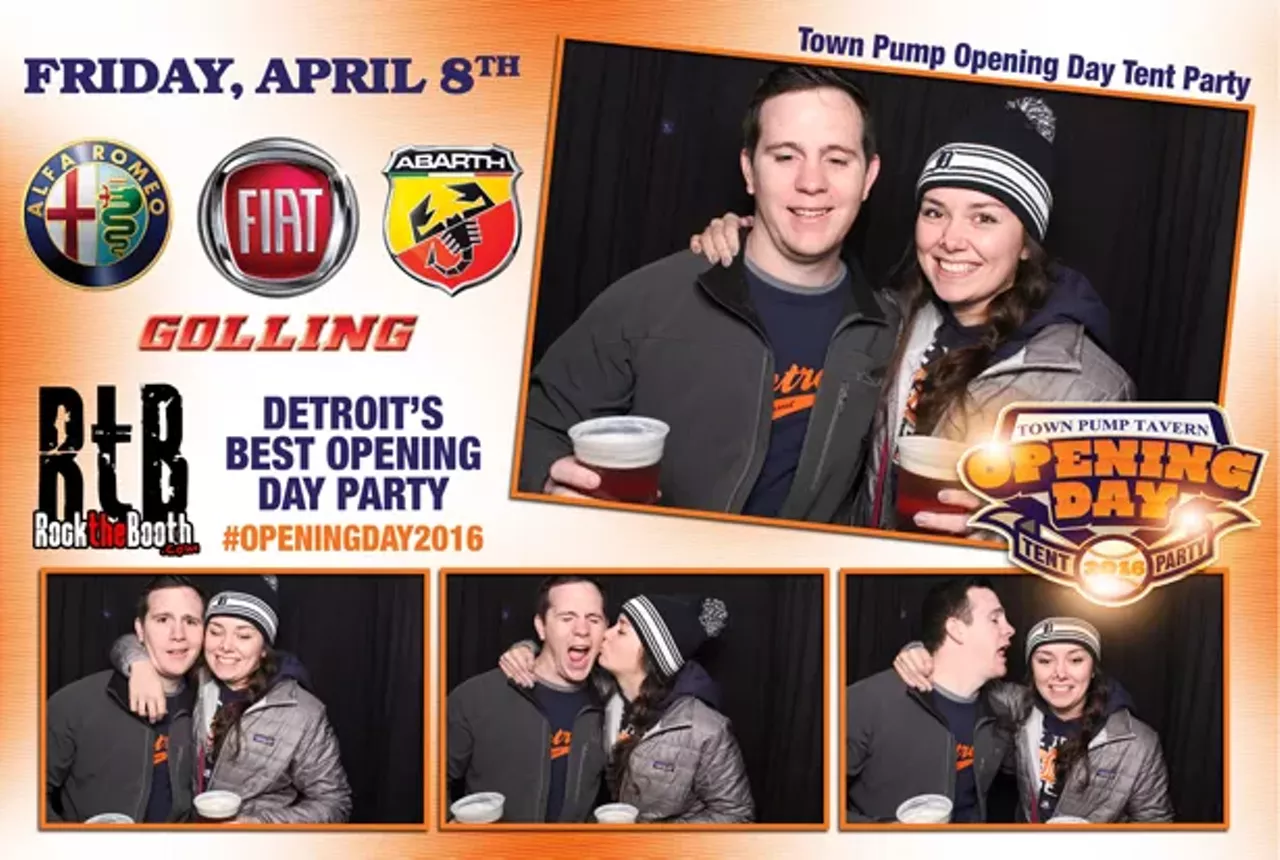 Image: Inside the photo booth at Town Pump's Opening Day party [PHOTOS]