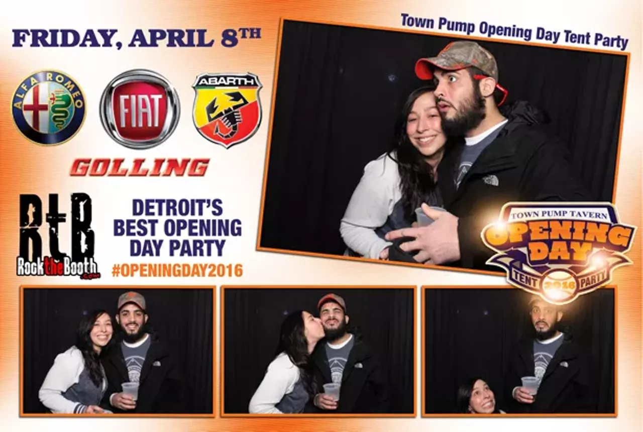 Image: Inside the photo booth at Town Pump's Opening Day party [PHOTOS]