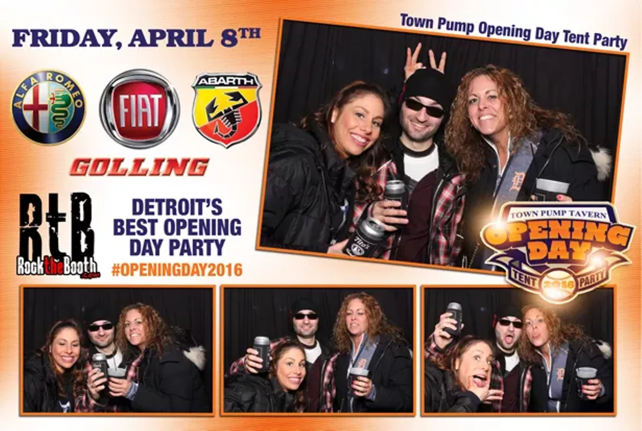Image: Inside the photo booth at Town Pump's Opening Day party [PHOTOS]