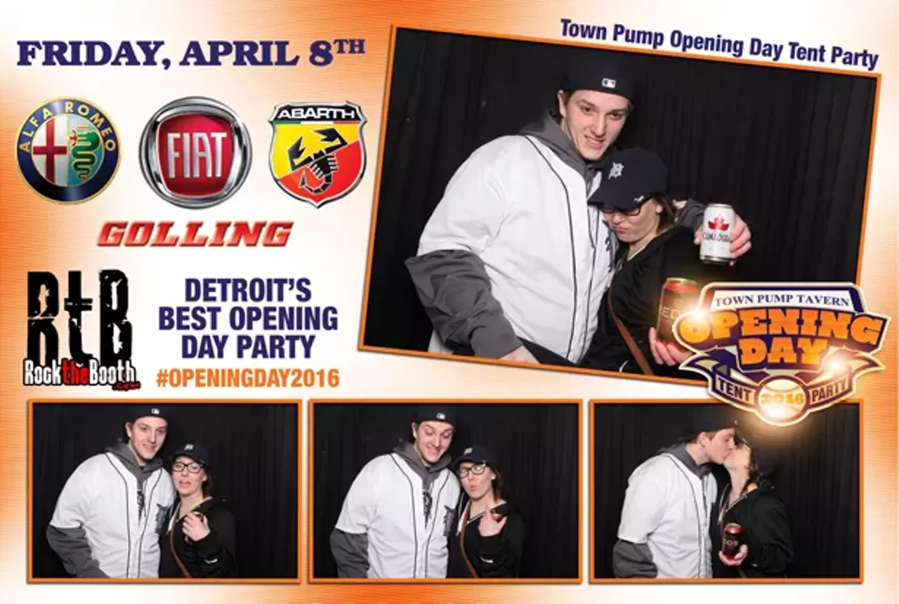 Image: Inside the photo booth at Town Pump's Opening Day party [PHOTOS]