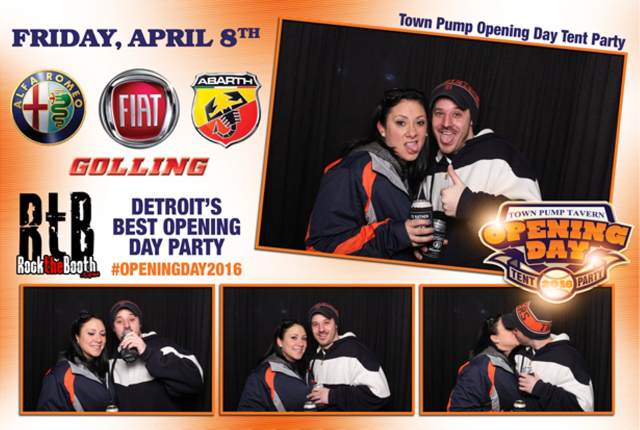 Inside the photo booth at Town Pump's Opening Day party [PHOTOS]