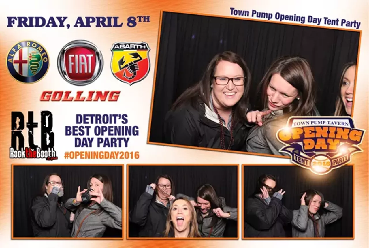 Image: Inside the photo booth at Town Pump's Opening Day party [PHOTOS]