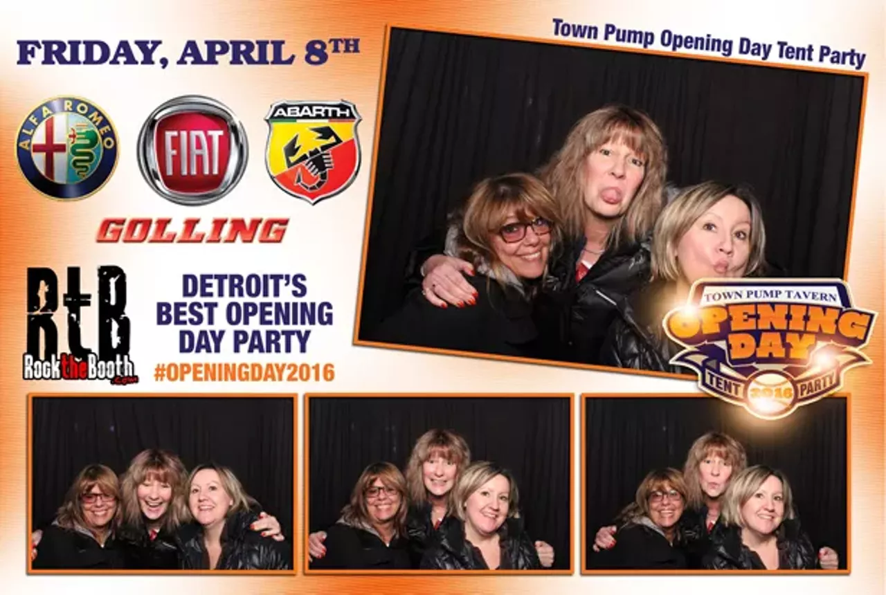 Image: Inside the photo booth at Town Pump's Opening Day party [PHOTOS]