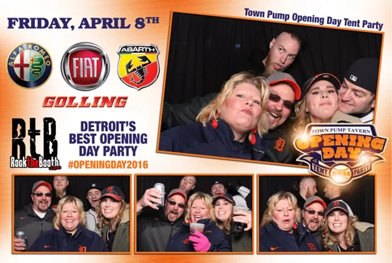 Image: Inside the photo booth at Town Pump's Opening Day party [PHOTOS]