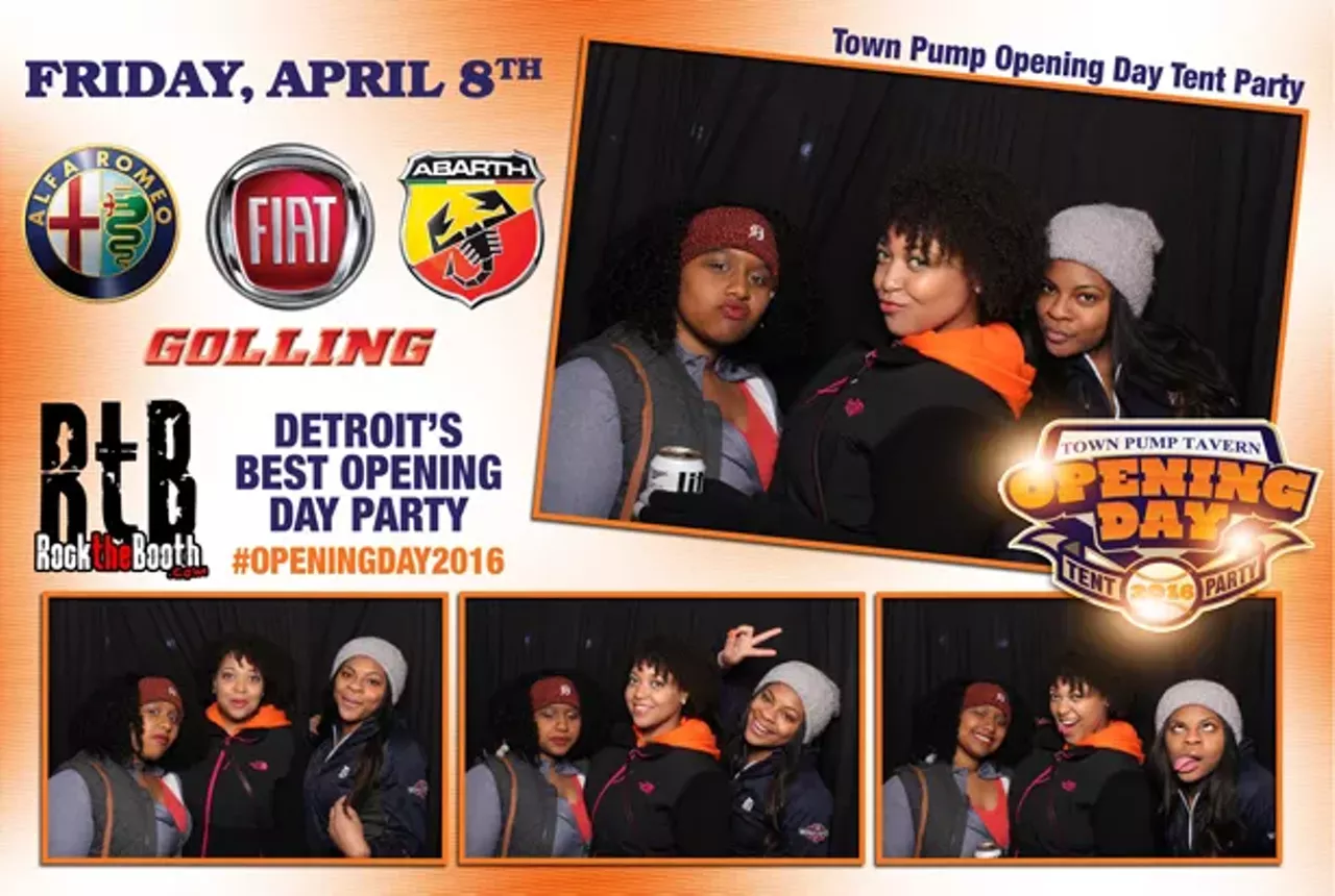 Image: Inside the photo booth at Town Pump's Opening Day party [PHOTOS]