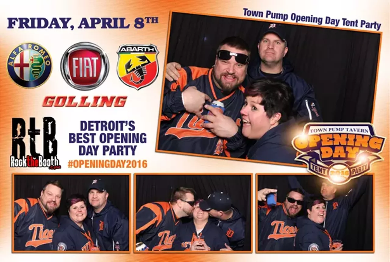 Image: Inside the photo booth at Town Pump's Opening Day party [PHOTOS]