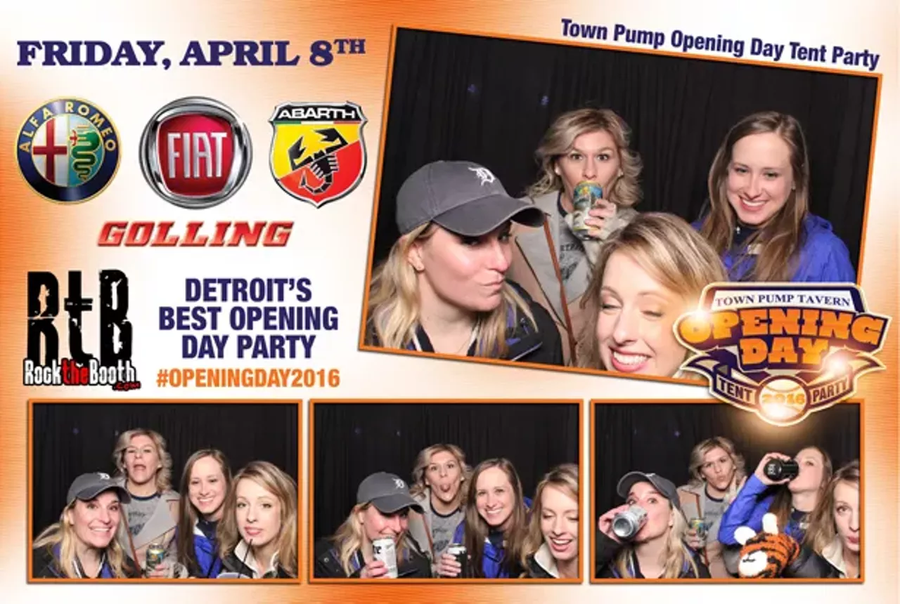 Image: Inside the photo booth at Town Pump's Opening Day party [PHOTOS]