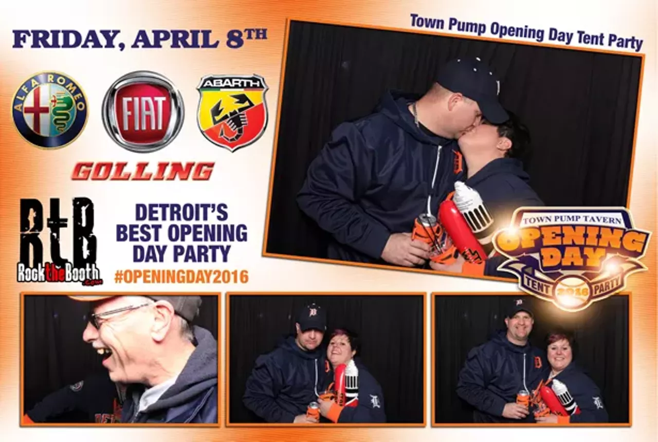 Image: Inside the photo booth at Town Pump's Opening Day party [PHOTOS]