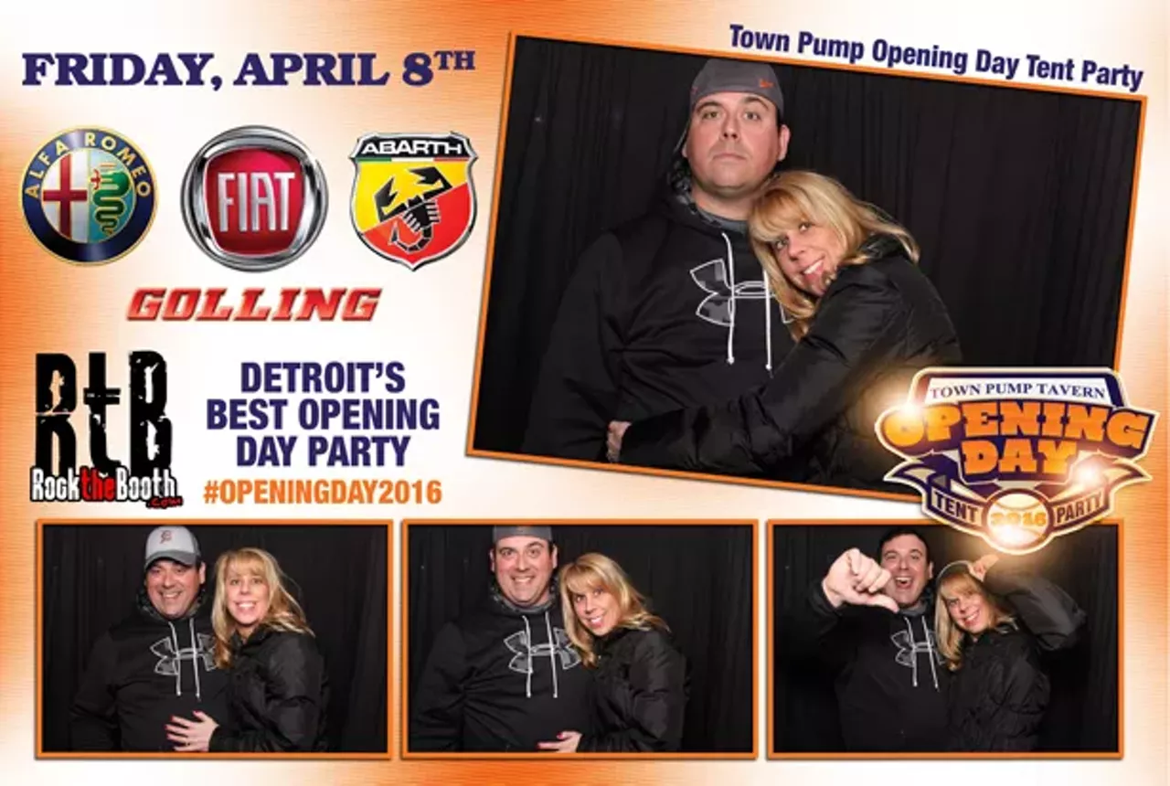 Image: Inside the photo booth at Town Pump's Opening Day party [PHOTOS]