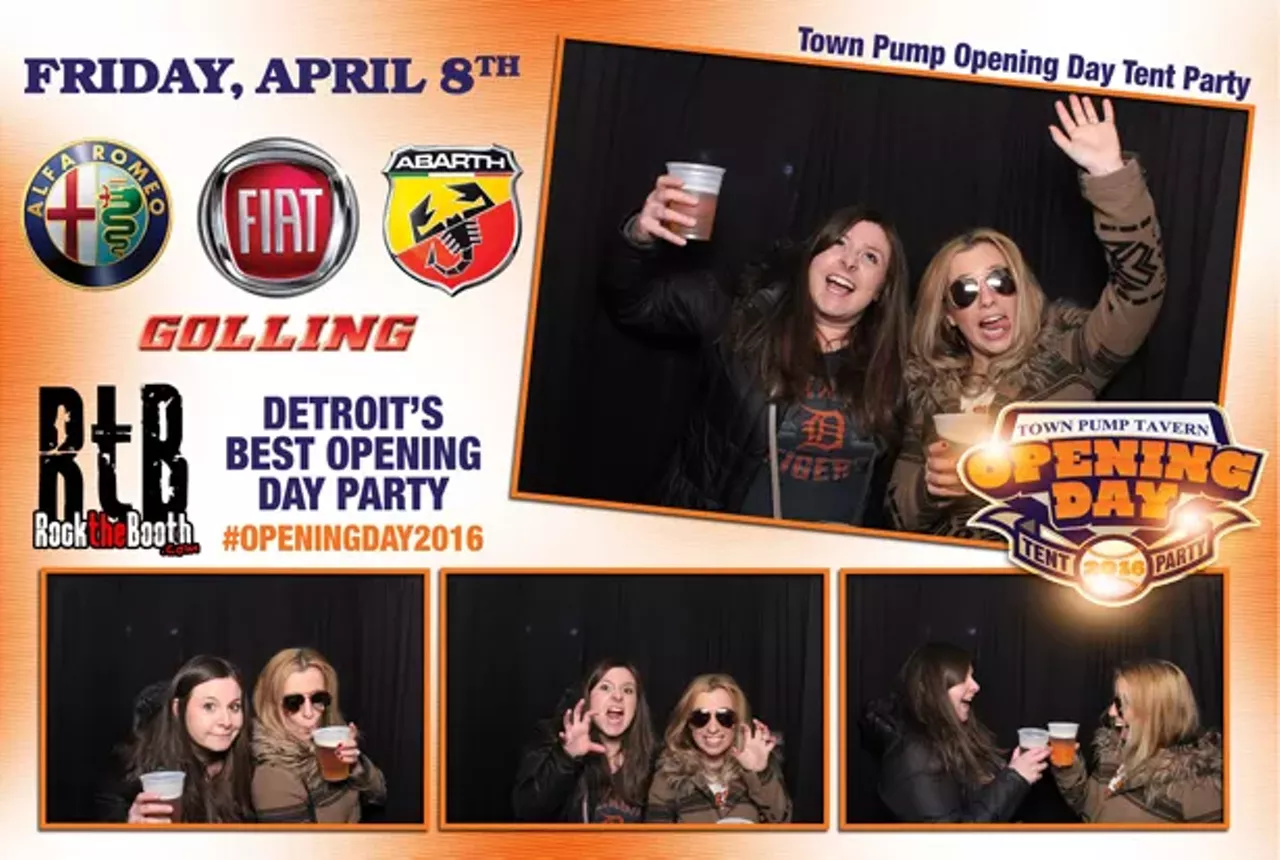 Image: Inside the photo booth at Town Pump's Opening Day party [PHOTOS]