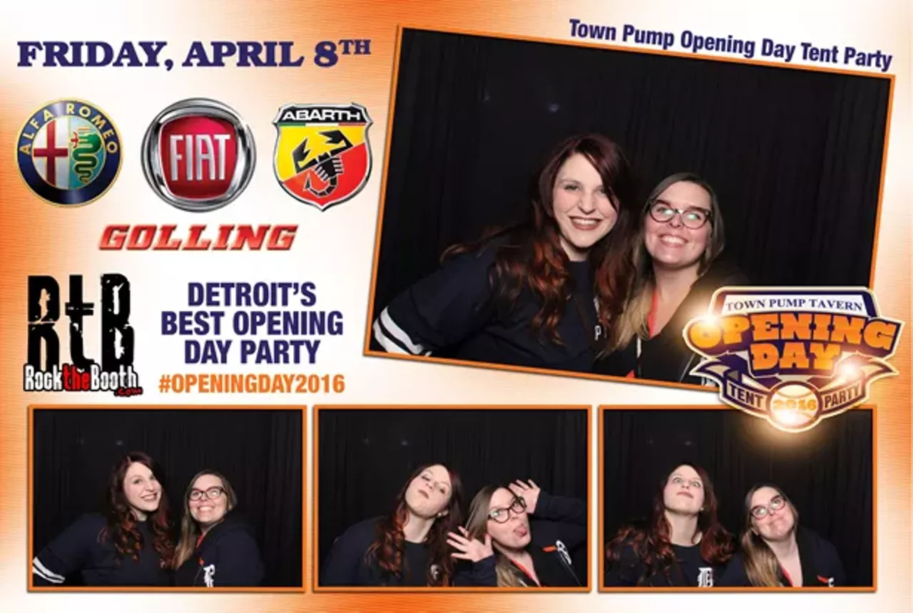 Image: Inside the photo booth at Town Pump's Opening Day party [PHOTOS]