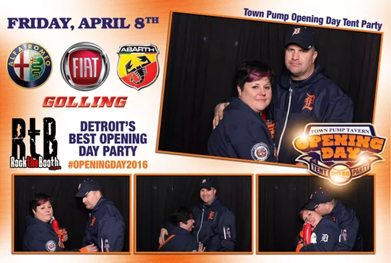 Image: Inside the photo booth at Town Pump's Opening Day party [PHOTOS]