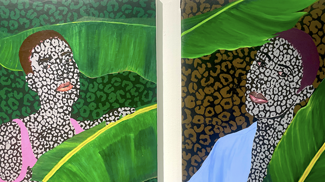 Work by Rotimi Godwin is part of the "We. Look. Good." exhibit at Irwin House Gallery.