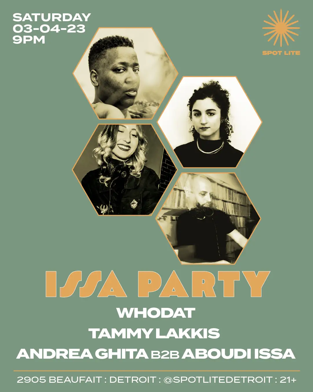 Image: ISSA PARTY PRESENTS: Whodat / Tammy Lakkis / Andrea Ghita B2B ABOUDI ISSA