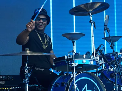 Daru Jones brings a hip-hop flavor to his performances with Jack White.