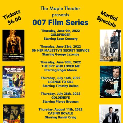 James Bond Film Series at The Maple Theater