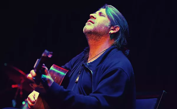 Image: Jazz guitarist Stephane Wrembel (Midnight in Paris) in concert
