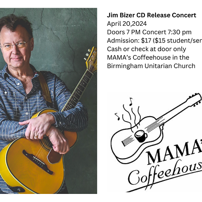 Jim Bizer CD Release Concert