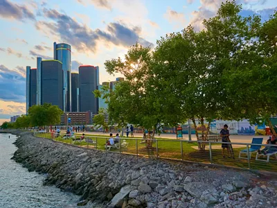 Once completed, the 27.5 mile Joe Louis Greenway will connect Detroit's RiverWalk, the Dequindre Cut, Dearborn, Hamtramck, and Highland Park.