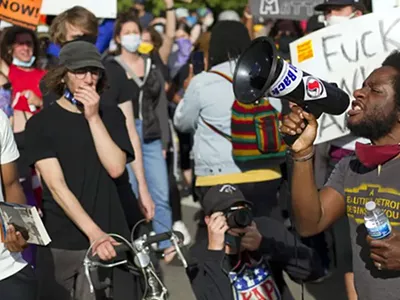 Image: Judge drops charges against 28 Black Lives Matter protesters in Detroit