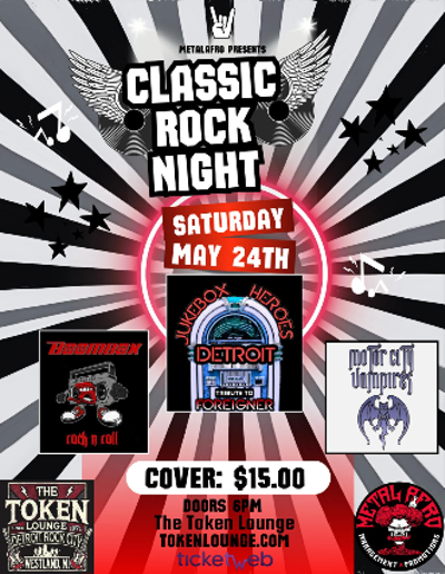 Image: Jukebox Hereos - Tribute to Foreigner, Motorcity Vampires, Boombox Detroit