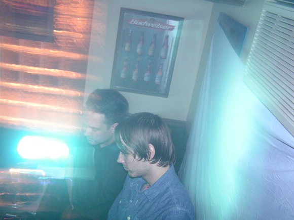 Justin Carver and Daniel Stolarski DJ Something Cold at Nancy Whiskey . - Courtesy photo