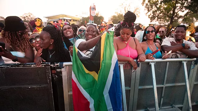 The crowd at Afro Nation Detroit 2023.