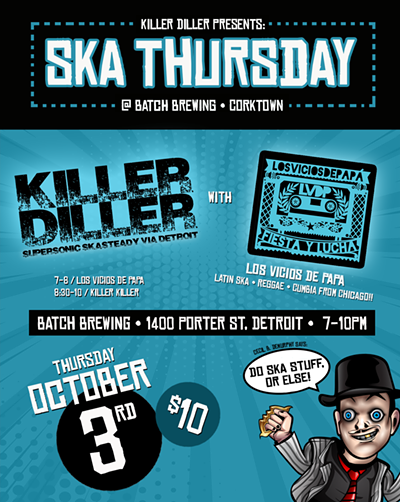 KILLER DILLER PRESENTS SKA THURSDAY @ BATCH