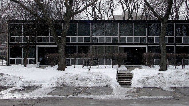Lafayette Park’s Mies Van der Rohe Townhouses, where Woll lived.