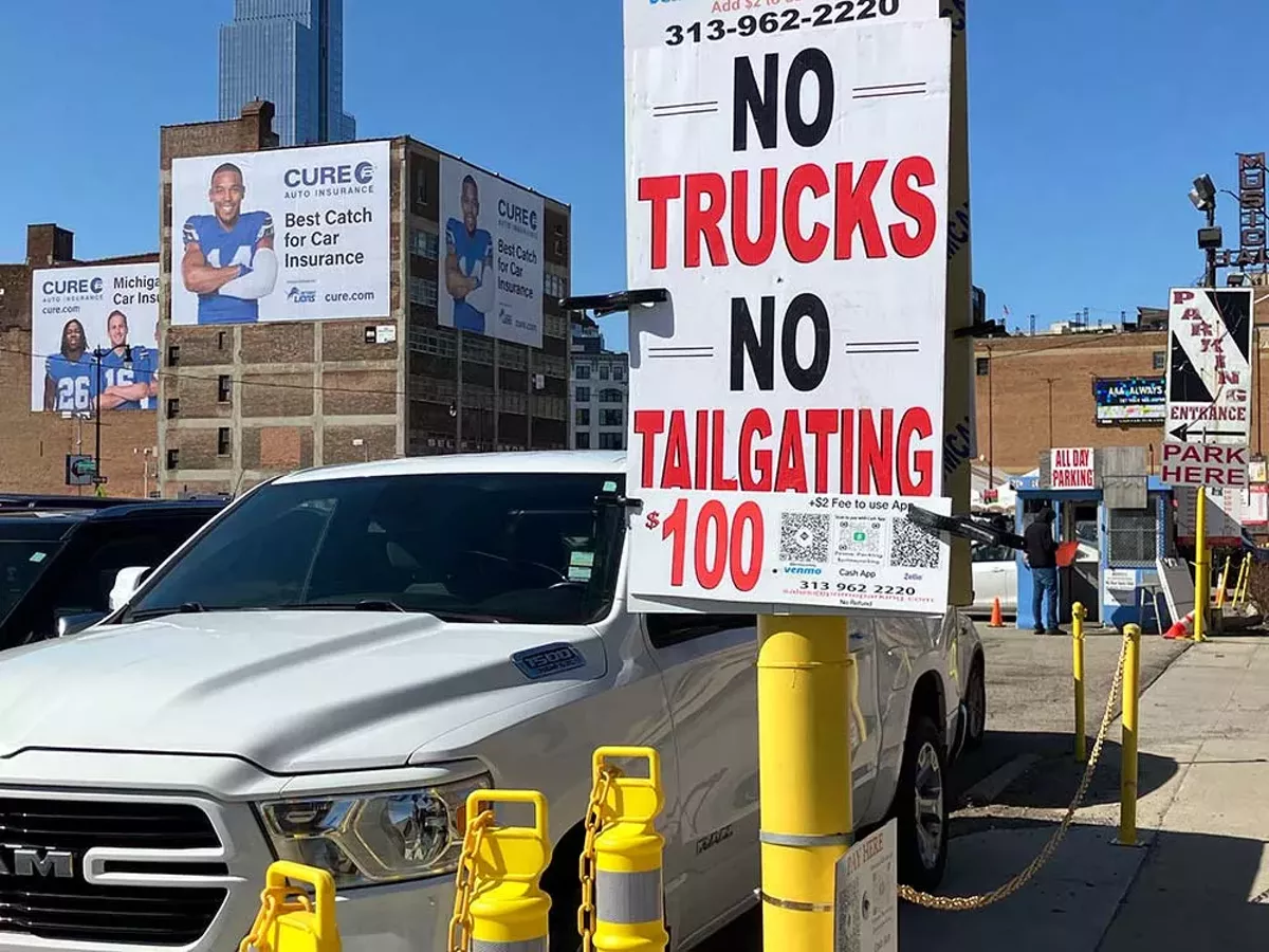 Image: On Opening Day, your parking space can cost more than your game ticket.