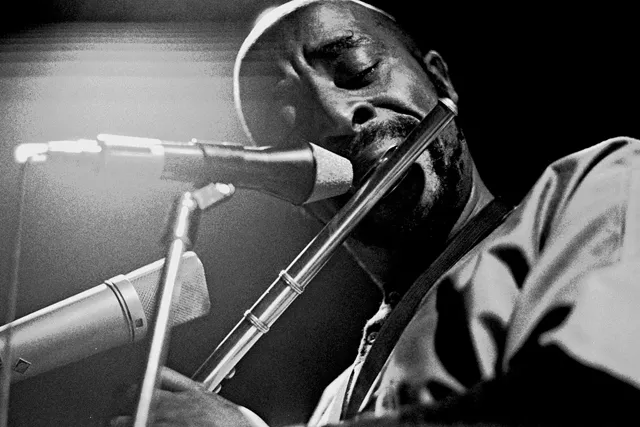 Lateef in Germany in 1971, playing autophysiopsychic music. - Heinrich Klaff