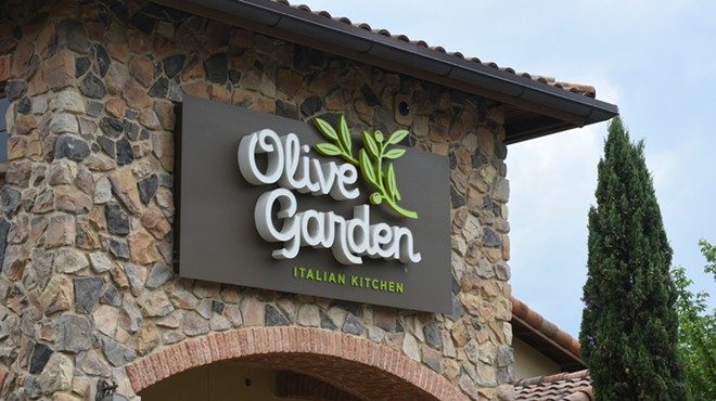 An Olive Garden restaurant.