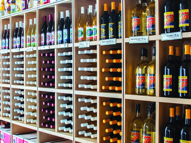 Leelanau Cellars has 90 acres of vineyards, waterfront tasting room