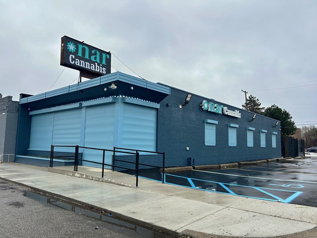 Nar Cannabis recently renovated this building in Highland Park, despite the city lacking an ordinance to allow recreational dispensaries to open.