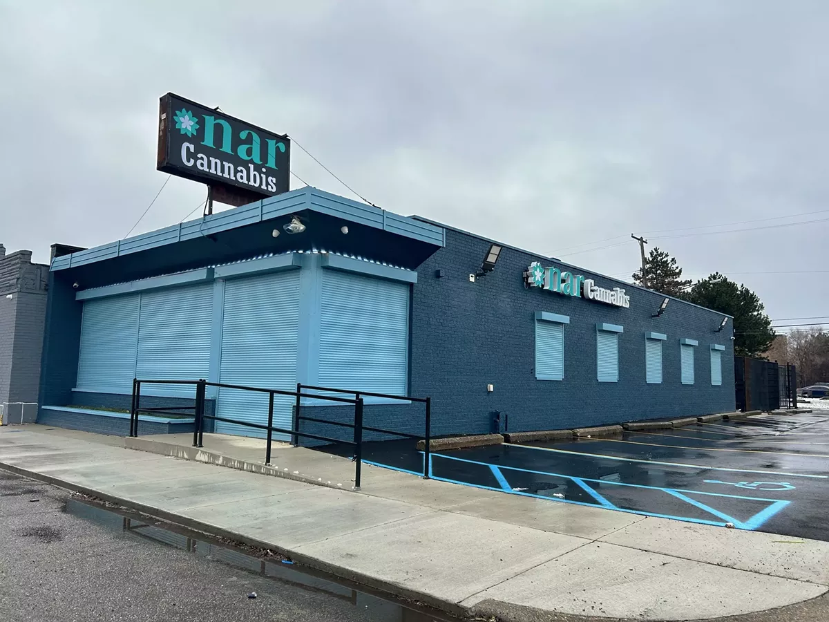 Image: Nar Cannabis recently renovated this building in Highland Park, despite the city lacking an ordinance to allow recreational dispensaries to open.