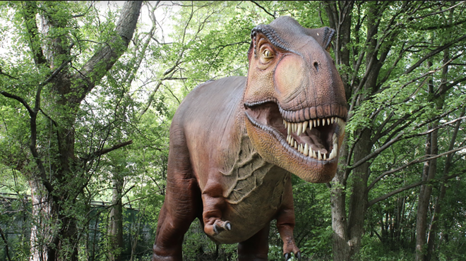 Image: Let's talk about R-E-X, baby — Dinosauria returns to the Detroit Zoo