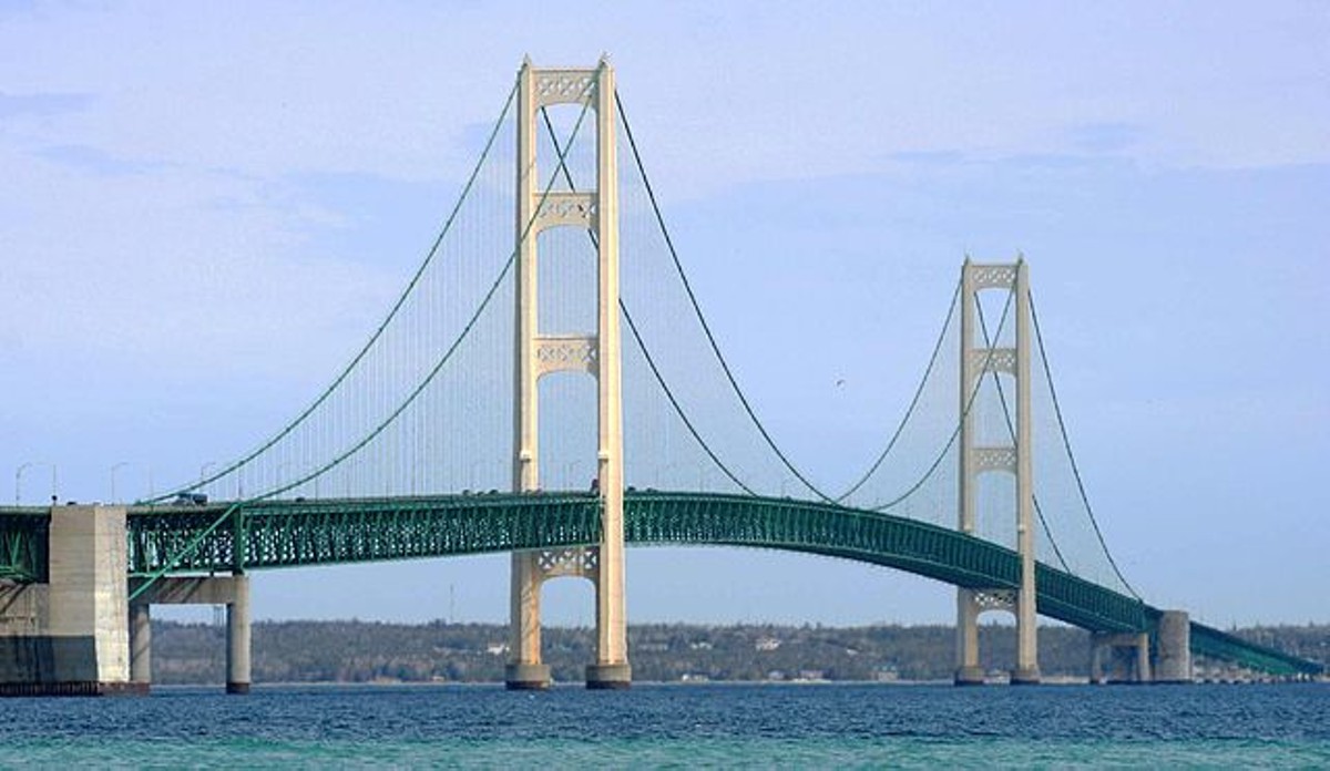 The Line 5 pipeline sends oil and natural gas liquid through the Straits of Mackinac.