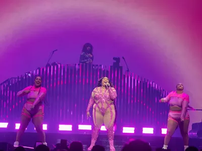 Lizzo performs at Detroit's Little Caesars Arena on her "The Special" tour.