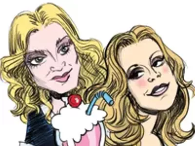 Image: Madonna vs. Mariah ... or all about diva!