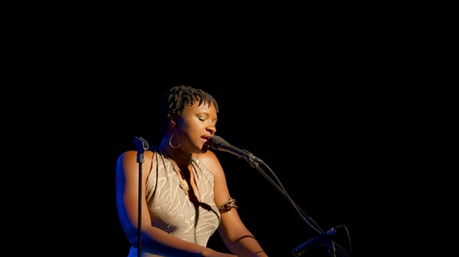 Lizz Wright, at the XXV Jazz Festival of Almunecar in Granada, Spain in 2012.